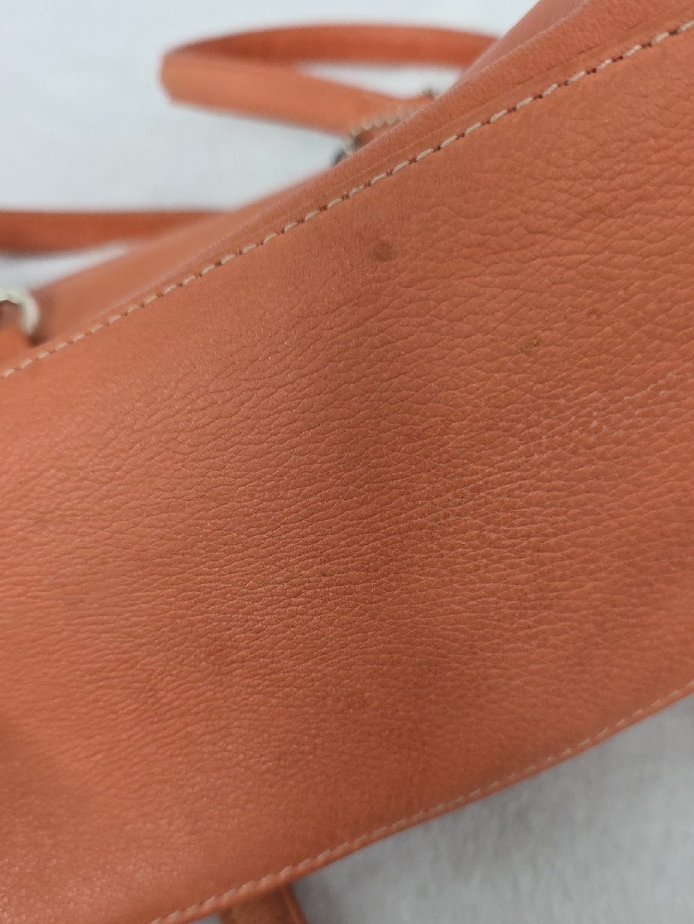Fossil Shoulder Bag Coral Genuine Leather Large Handbag - Picture 12 of 16